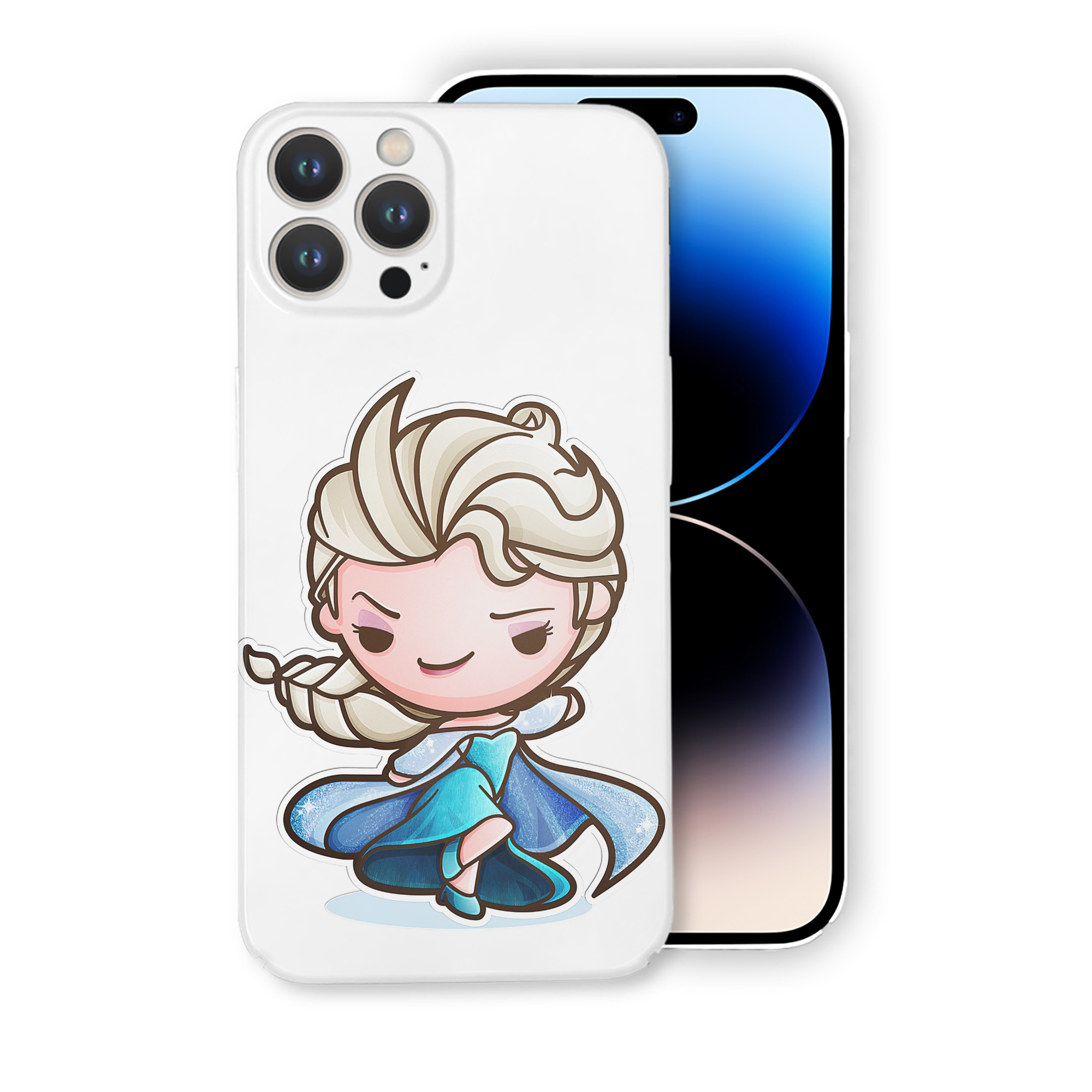 （画像用） アナと雪の女王 アンナ エルサ Frozen Anna Elsa 【iPhone 14シリーズ対応】ハードケース
